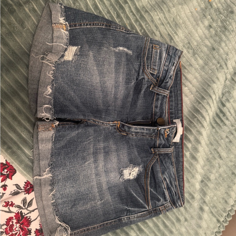 21 DENIM - Classic Blue Denim Jean Shorts